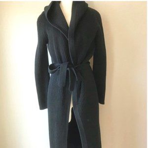 J.CREW Long Hooded Cardigan with Belt Size Medium